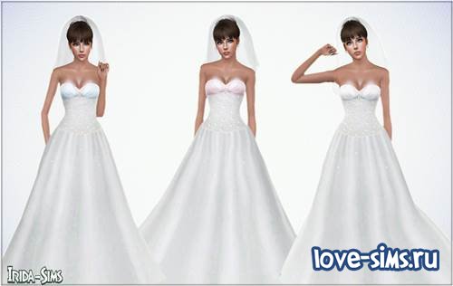 Свадебное платье для симс 3