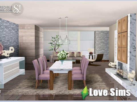 Velvet diningroom by SIMcredible