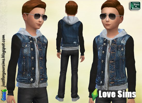 Джинсовая куртка от Just For Your Sims