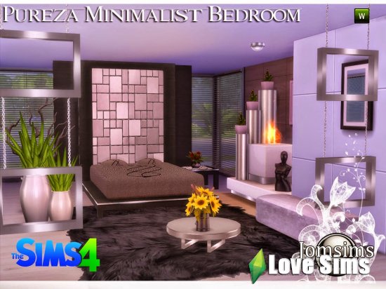 Спальня Minimalist от JomSims
