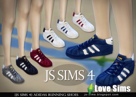 Обувь Adidas от JS Sims 4