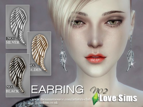 S-Club LL ts4 earring 02