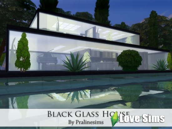Дом Black Glass от Pralinesims