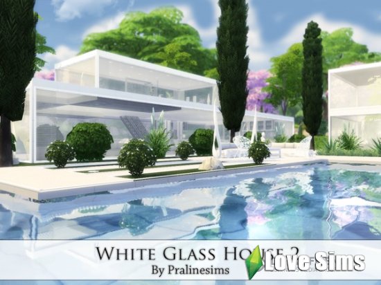 Дом White Glass House 2