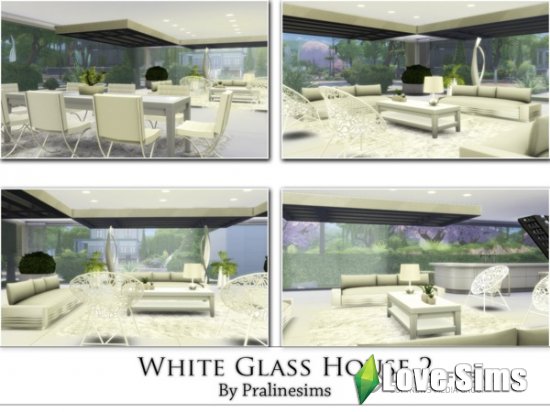 Дом White Glass House 2