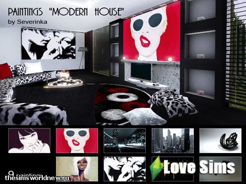 Картины "Modern House" от Severinka