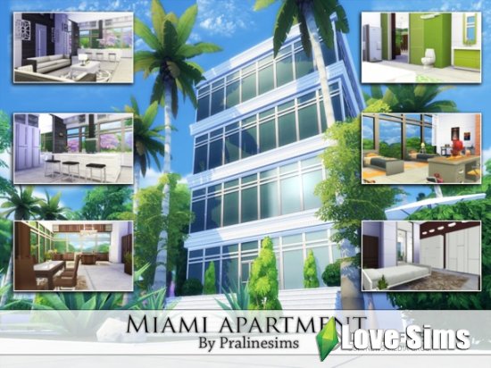 Miami Apartment от Pralinesims