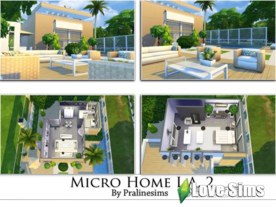 Micro Home L.A. 2 от Pralinesims