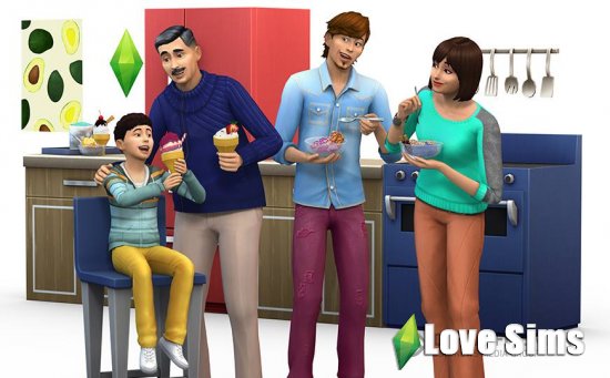 Видео - The Sims 4 Классная кухня