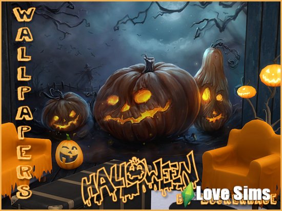 Картины Halloween для симс 4