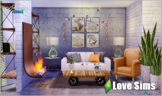 Мебель Fusion Living от Simcredible