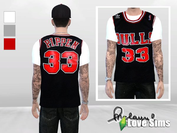 NBA Jersey Bulls от McLayneSims
