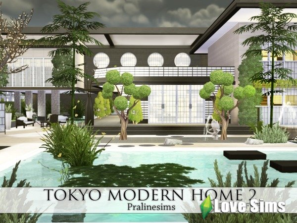 Дом Tokyo Modern от Pralinesims