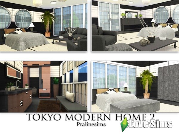 Дом Tokyo Modern от Pralinesims
