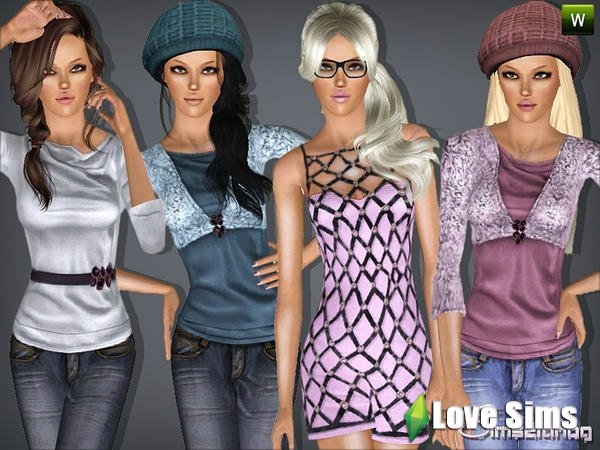 Сет Одежды от Sims2fanbg