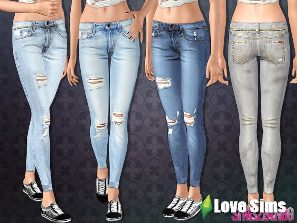 Рваные джинсы от Sims2fanbg