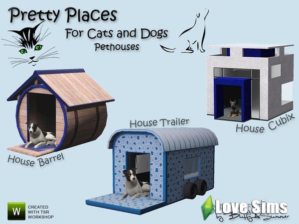 Домики для кошек и собак
