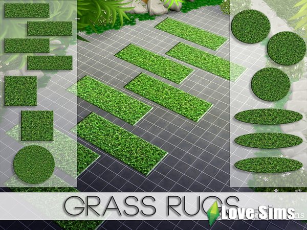Grass Rugs от Pralinesims