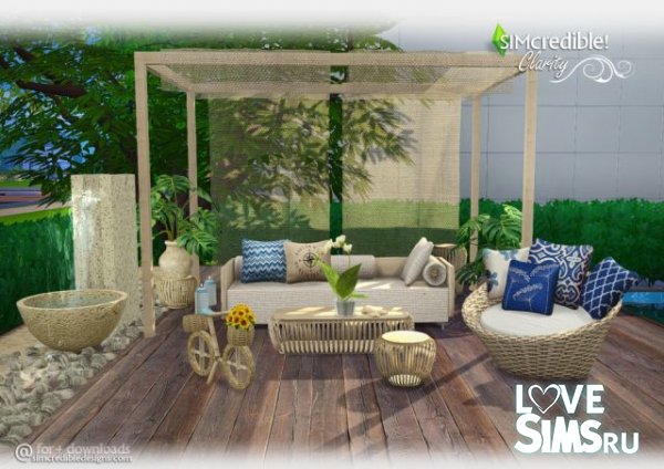 Мебель Clarity Outdoor от Simcredible