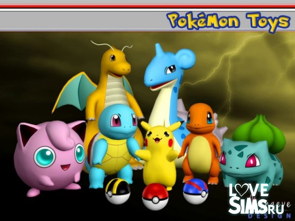 Игрушки Pokemon от NynaeveDesign