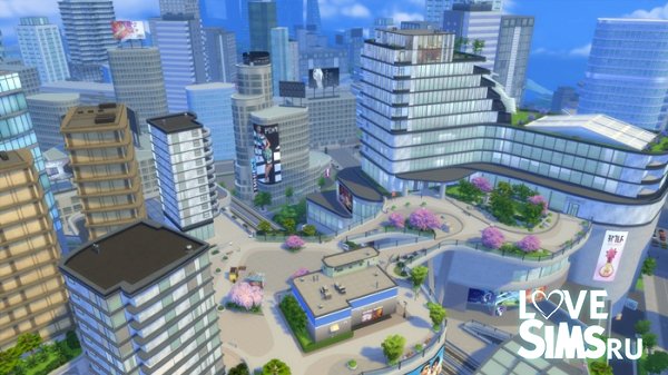 Сан Мишуно в The Sims 4 Жизнь в городе