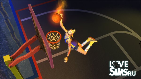 Видеоигры и баскетбол в The Sims 4 Жизнь в городе