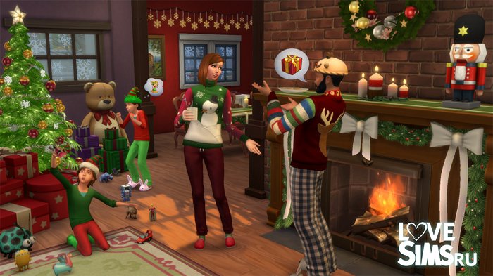 Набор праздничный для The Sims 4
