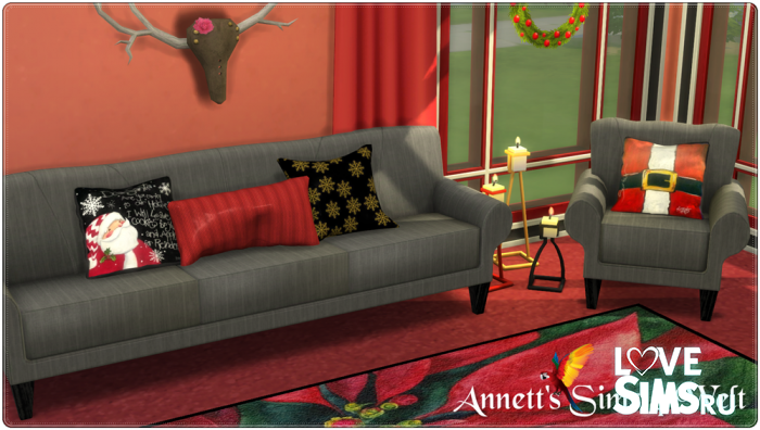 Рождественские подушки от Annett85