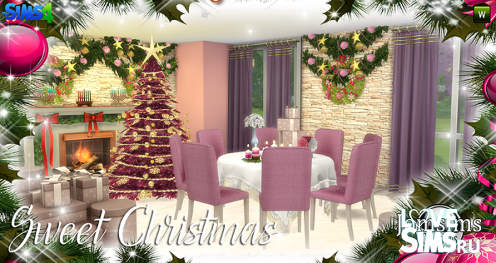 Мебель Sweet Christmas от JomSims