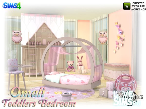 Спальня для малышей Omali от jomsims