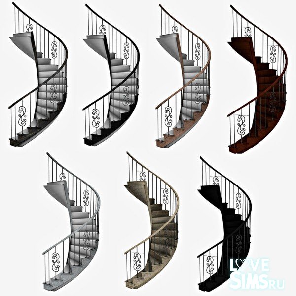 Винтовая лестница от Leo 4 Sims