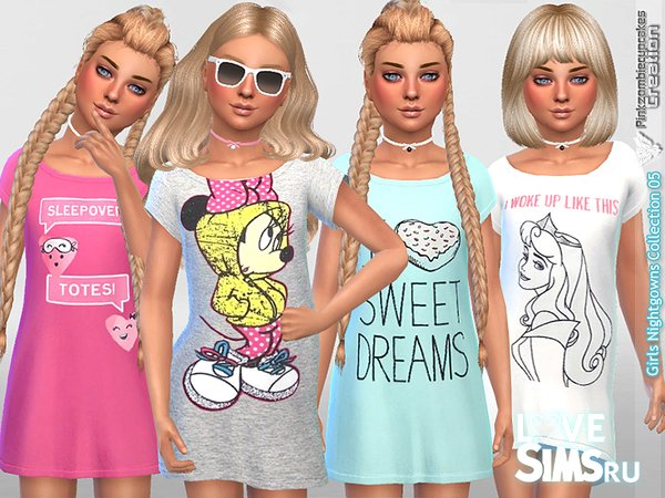 Girls Nightgowns Collection 05 от PZC