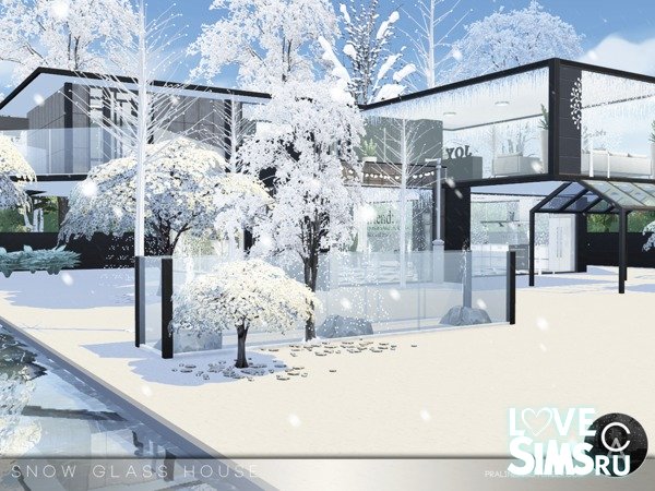 Дом Snow Glass от Pralinesims