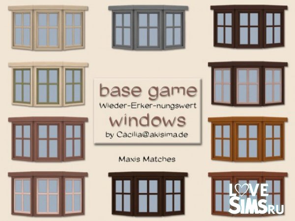 Окна Base game от Cacilia