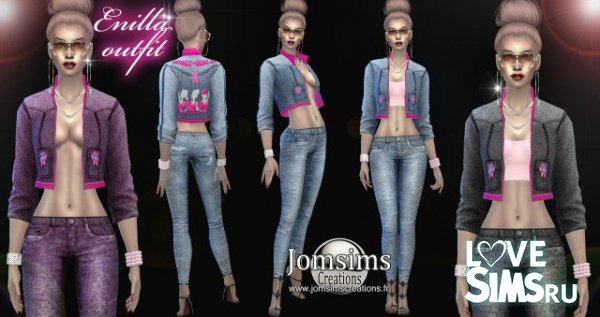 Наряд Enilla outfit от jomsims