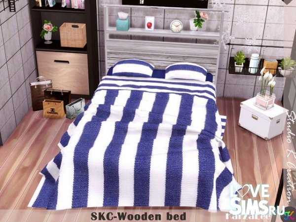 Деревянная кровать от Studio K Creation