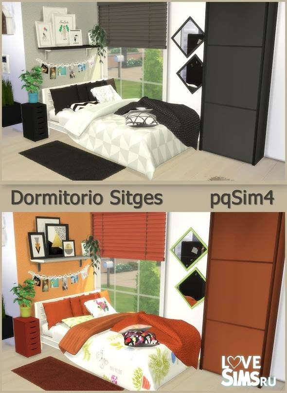 Спальня Sitges от pqSim4