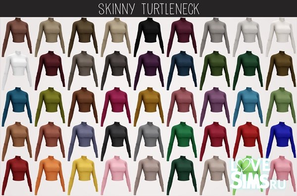 Водолазка Skinny Turtleneck от elliesimple
