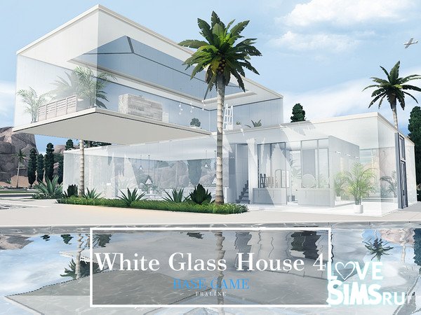 Дом White Glass House 4
