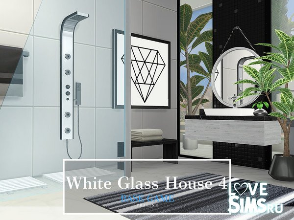 Дом White Glass House 4