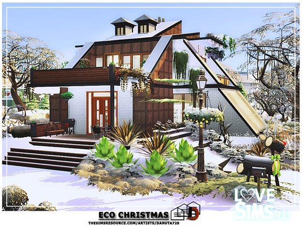 Дом Eco Christmas от Danuta720 