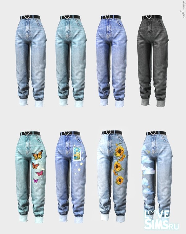 Джинсы Belted Jeans от Dream-girl
