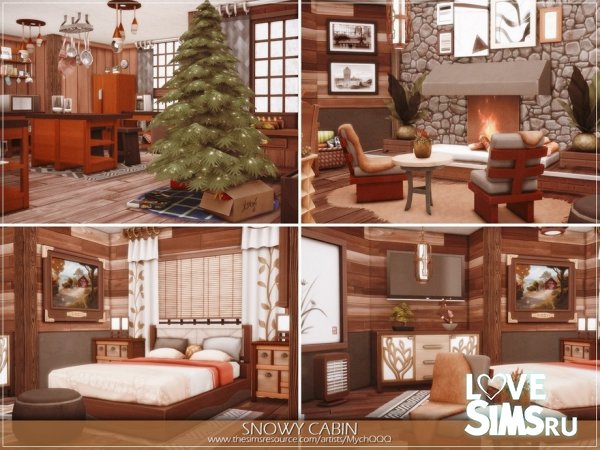 Дом Snowy Cabin от MychQQQ