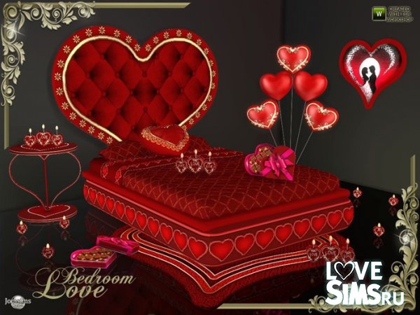 Спальня Love от Jomsims