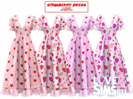 Платье Strawberry от grafity-cc
