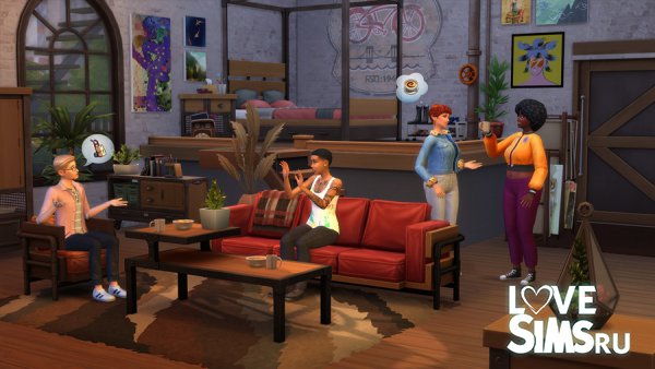Комплект The Sims 4 Лофт уже 26 августа