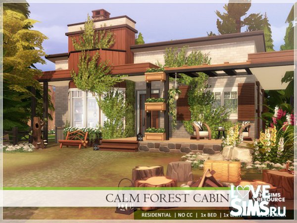 Дом Calm Forest Cabin от Lhonna