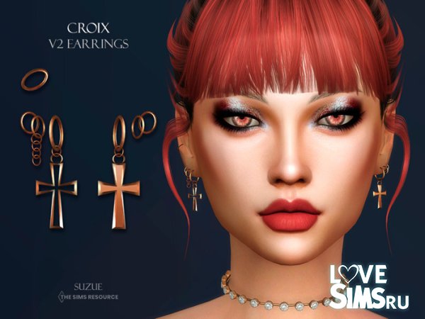 Серьги Croix Earrings V2