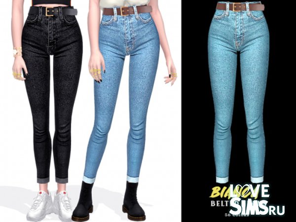 Джинсы Bianca belted jeans