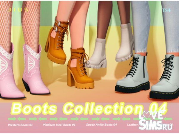 Коллекция обуви boots collection 04